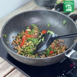 Fried Enoki with ka proa stir-fried